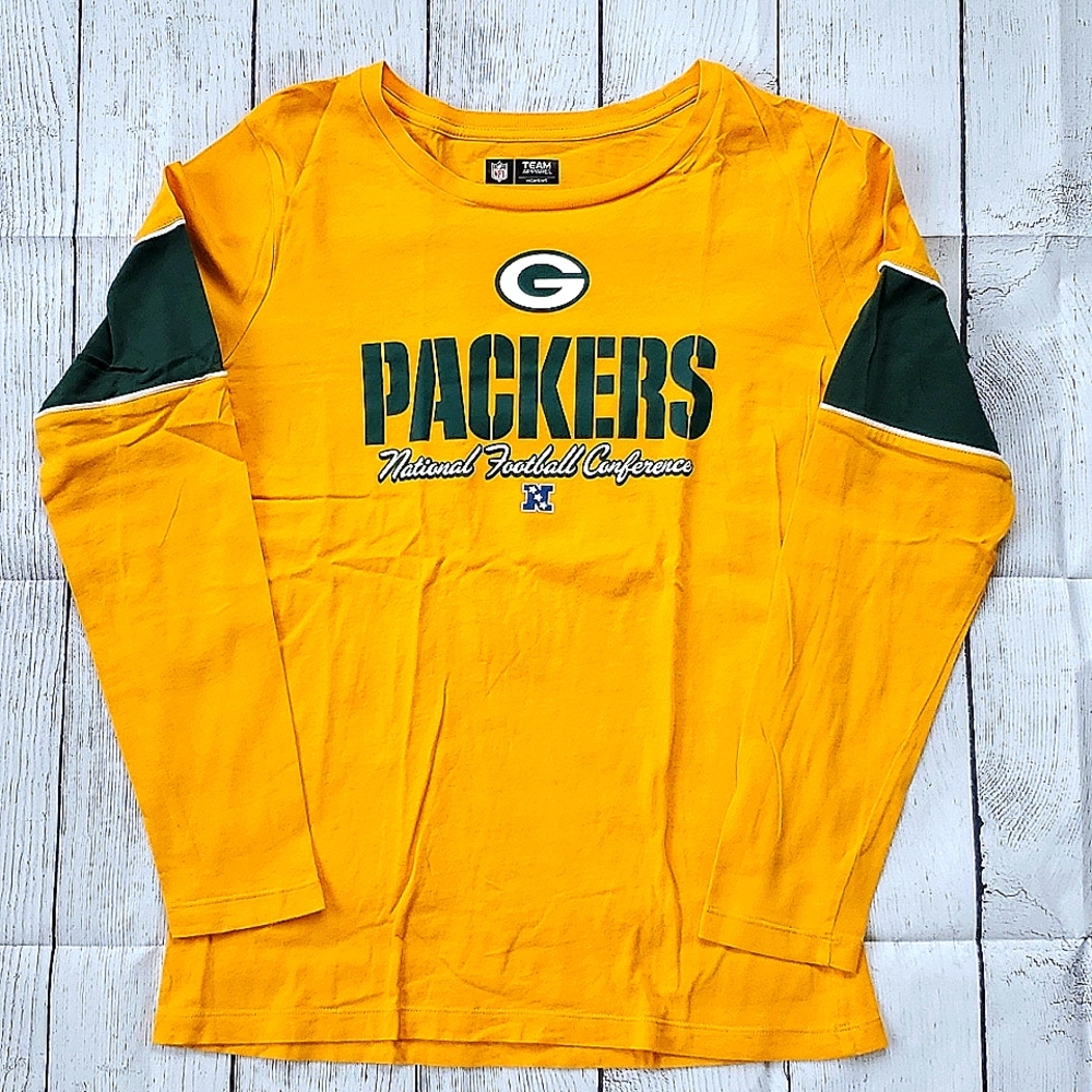 Green Bay Packers Women's Long Sleeve Tshirt Medium